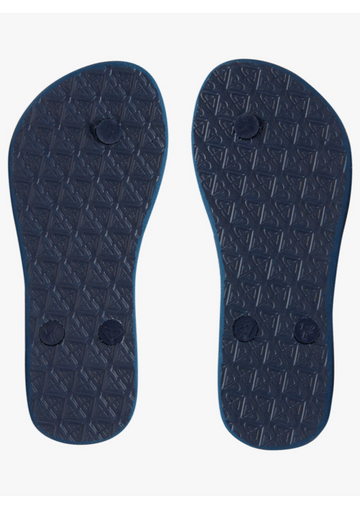 Roxy Girls Viva Stamp II Sandals - Caribbean Blue/DC Navy